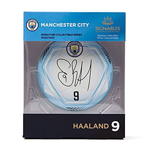 Signables Premium - Man City Collectible - Official Football Facsimile - Premium Soccer Memorabilia Collectible - 4