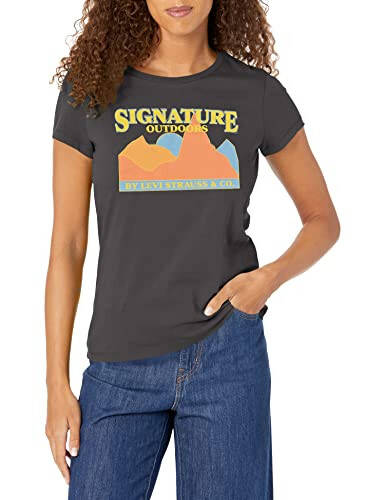 Signature by Levi Strauss & Co. Gold Women's Outdoor Core Short Sleeve T-Shirt (Available in Plus Size) - 1