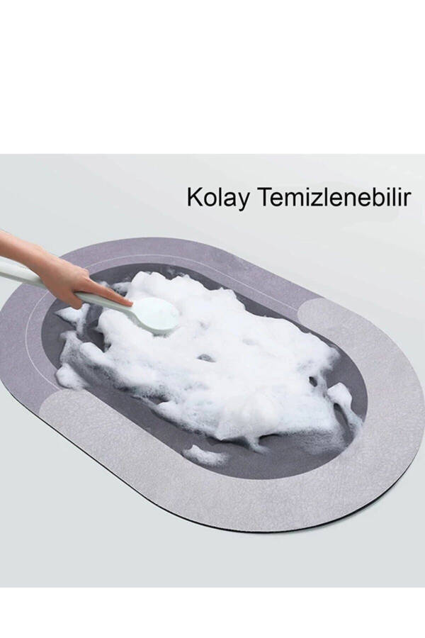 Sihirli Su Emici Banyo Paspası Kaymaz Tabanlı Ayak Havlusu 40x60 3,5 Mm - 2