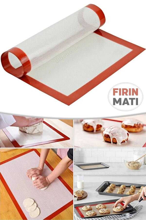 Silicone Baking Mat Non-Stick 40*30 Self-Greased Baking Paper Dough Rolling Mat - 5