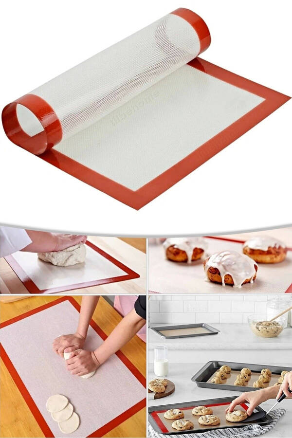 Silicone Baking Mat Non-Stick 40*30 Self-Greased Baking Paper Dough Rolling Mat - 3