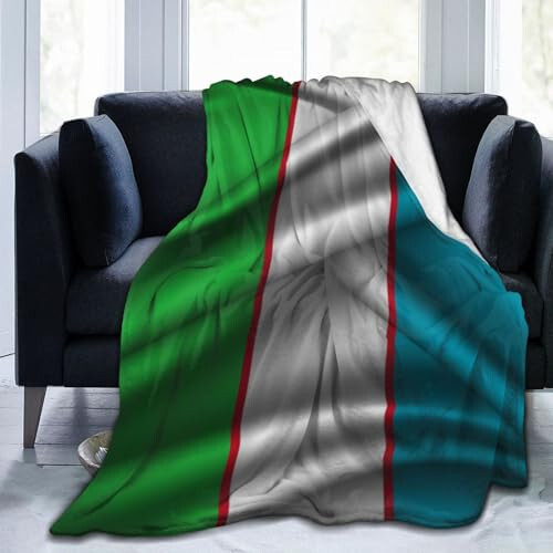 Silk Style Flag of Uzbekistan Throw Blanket 60