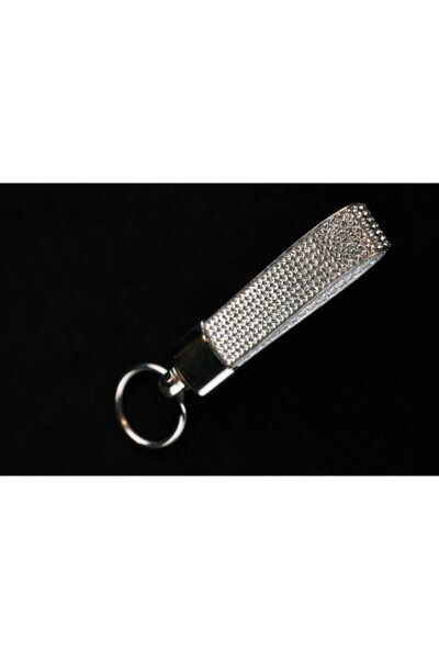 Silver Swarovski Crystal Keychain - 6