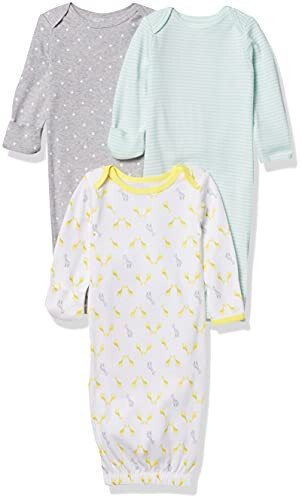 Simple Joys by Carter's Baby 3-Pack Neutral Cotton Sleeper Gown - 9