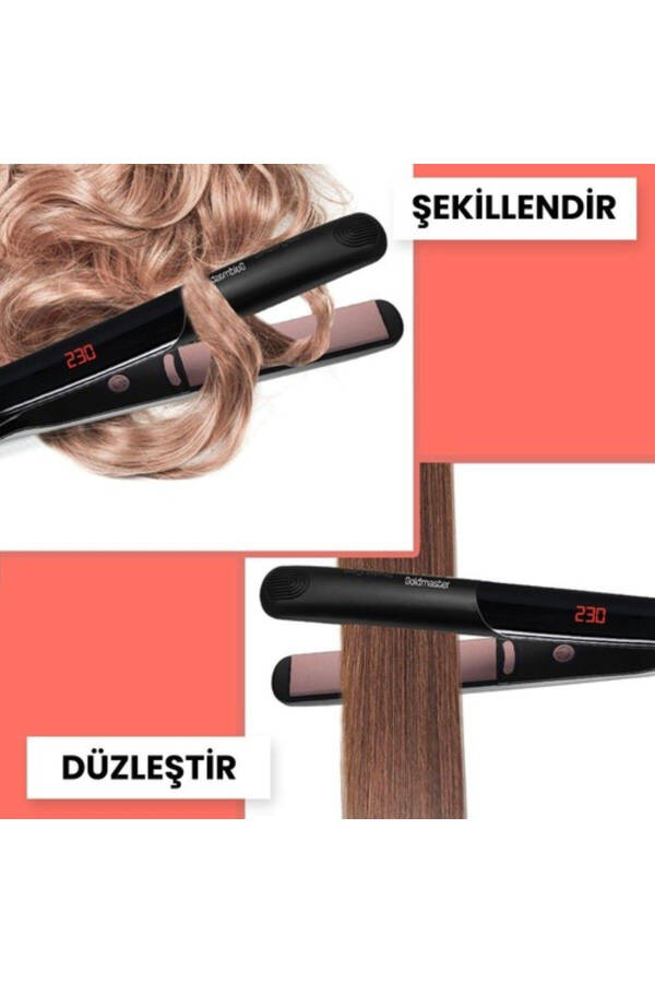 Sindy Dijital Seramik Keratin İnce Plakalı Saç Düzleştirici Ve Şekillendirici In6144 - 21