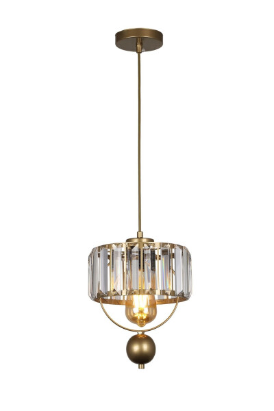 Single Gallon Lux Crystal Vintage Pendant Chandelier - 3