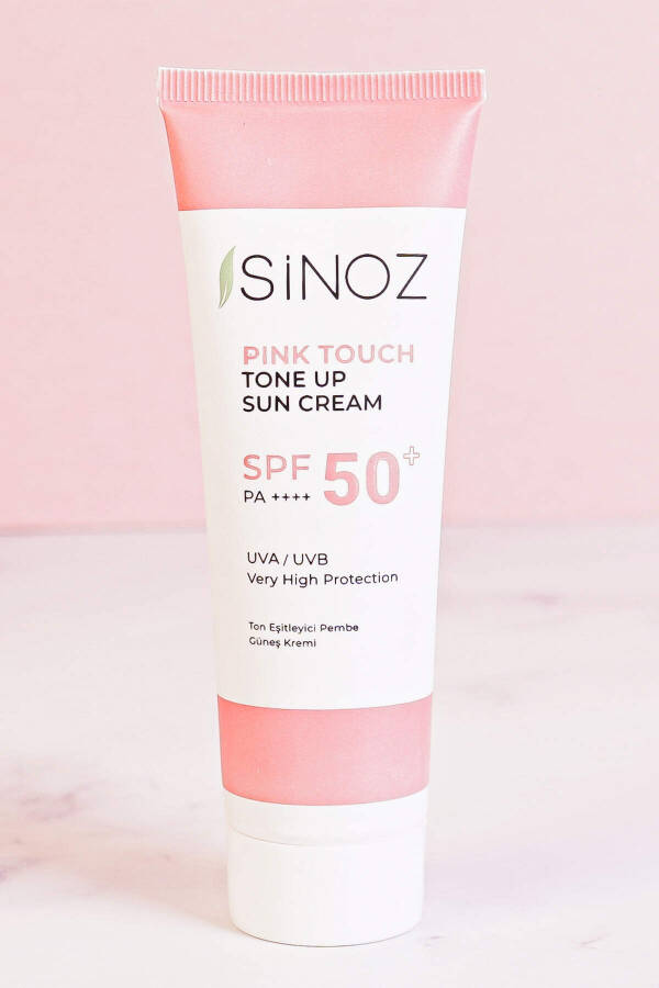 Sinoz SPF 50+ Ton Eşitleyici Pembe Yüz Güneş Kremi PA++++ - 2