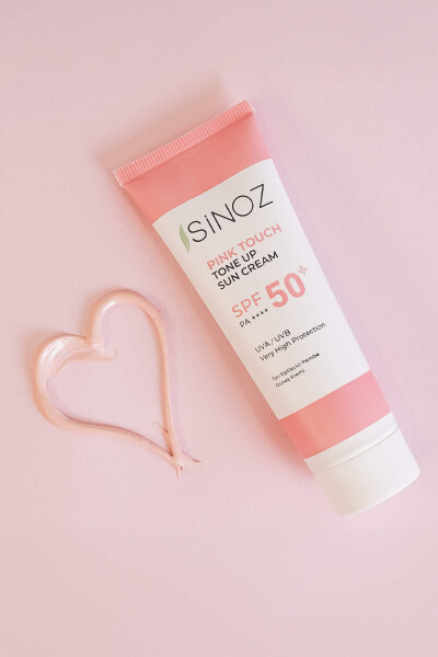 Sinoz SPF 50+ Ton Eşitleyici Pembe Yüz Güneş Kremi PA++++ - 4