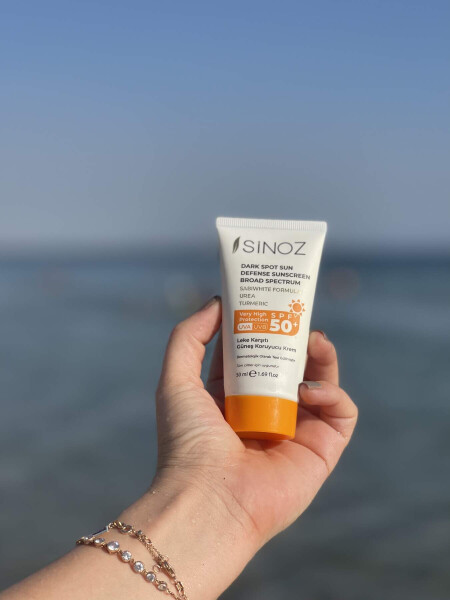 Sinoz SPF 50+ Yüz Güneş Kremi - Tüm Cilt Tipleri için Yüksek Koruma - 4