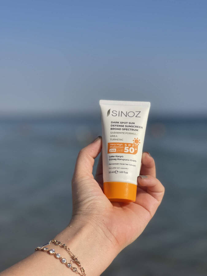 Sinoz SPF 50+ Yüz Güneş Kremi - Tüm Cilt Tipleri için Yüksek Koruma - 4