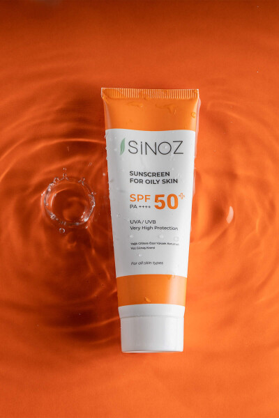 Sinoz Yağlı Ciltlere Özel Aydınlatıcı Yüksek Korumalı Yüz Güneş Kremi SPF50+ / PA++++ - 2