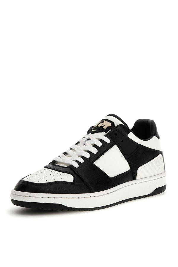 Siyah - Beyaz Erkek Sneaker SAVA LOW - 1