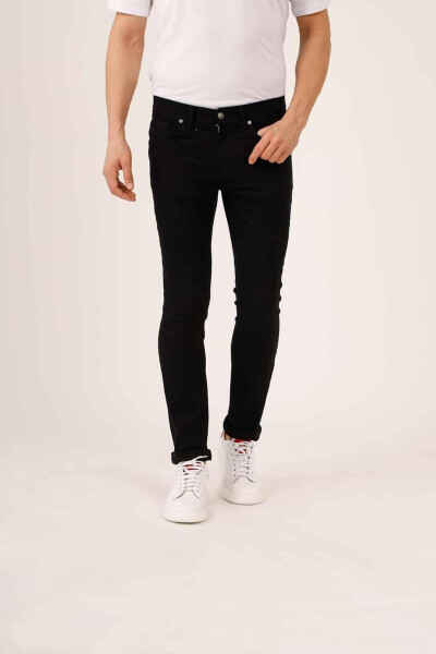 Siyah Erkek Regular Fit Düz Jean - 89919 - 9