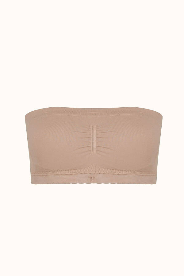 Skin Tone Nu Basic Strapless Push-Up Bra - 5