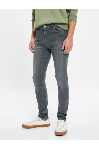 Skinny fit, pocket jeans. Michael Jean brand. - 3