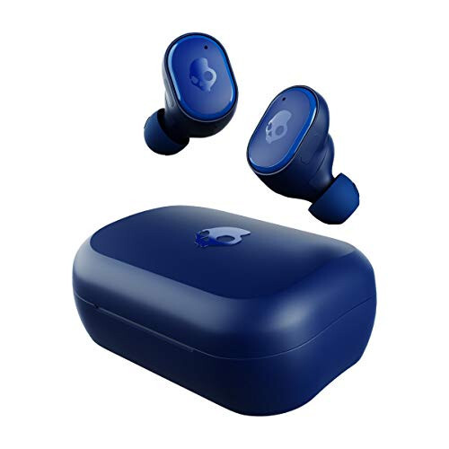 Skullcandy Grind In-Ear Wireless Earbuds, 40 Hr Battery, Skull-iQ, Alexa Enabled, Microphone, Works with iPhone Android and Bluetooth Devices - Dark Blue/Green - 7