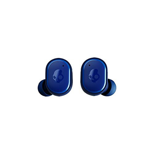 Skullcandy Grind In-Ear Wireless Earbuds, 40 Hr Battery, Skull-iQ, Alexa Enabled, Microphone, Works with iPhone Android and Bluetooth Devices - Dark Blue/Green - 9