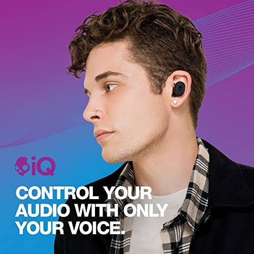 Skullcandy Grind Kulak İçi Kablosuz Kulaklıklar, 40 Saat Pil Ömrü, Skull-iQ, Alexa Destekli, Mikrofon, iPhone Android ve Bluetooth Cihazlarla Çalışır - Soğuk Gri, S2GTW-P744 - 3