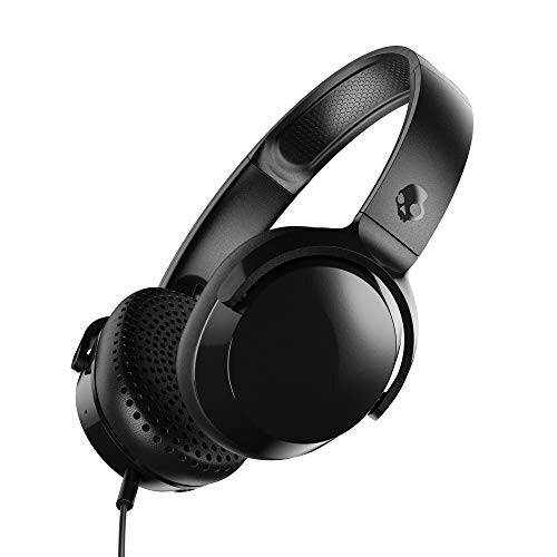 Skullcandy Riff Quloq Usti Simli Quloqchinlari, Mikrofon, Bluetooth Qurilmalari va Kompyuterlar Bilan Ishlaydi - Qora - 1