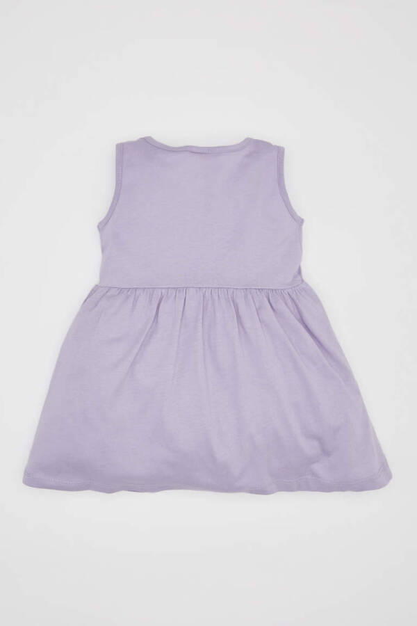 Sleeveless 2-Pack Dress with Girl Baby Pattern Light Pink - 6