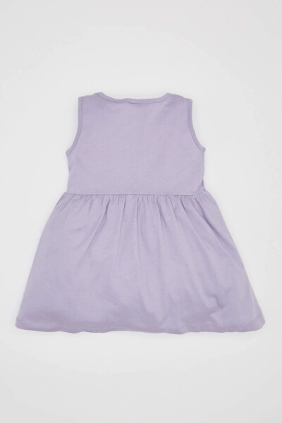 Sleeveless 2-Pack Dress with Girl Baby Pattern Light Pink - 10