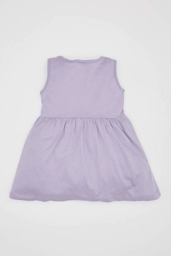 Sleeveless 2-Pack Dress with Girl Baby Pattern Light Pink - 10