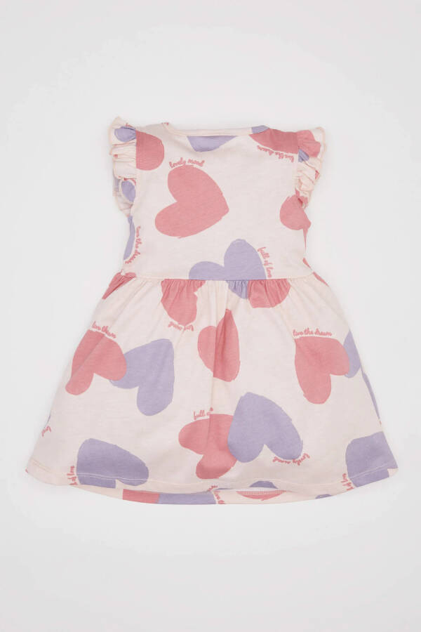 Sleeveless 2-Pack Dress with Girl Baby Pattern Light Pink - 11