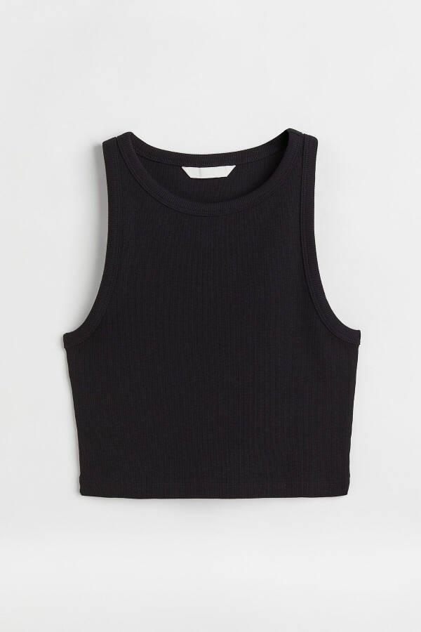 Sleeveless crop top - 3