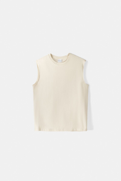 Sleeveless Worker Fit T-shirt - 2