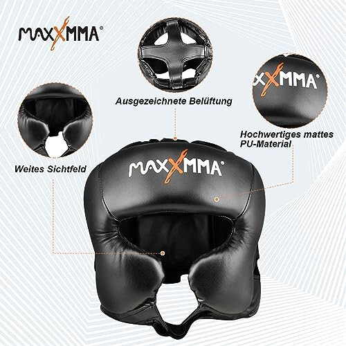 Шлем MaxxMMA L/XL Бокс MMA Тренировка Кикбоксинг Спарринг Карате Тхэквондо - 2