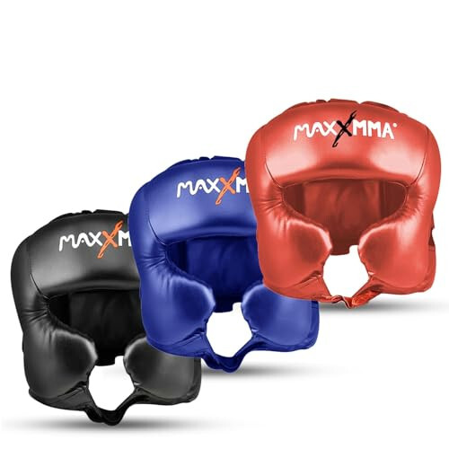 Шлем MaxxMMA L/XL Бокс MMA Тренировка Кикбоксинг Спарринг Карате Тхэквондо - 5