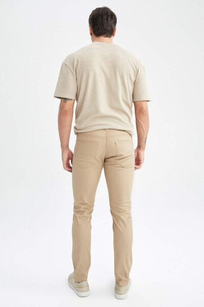 Slim fit beige chino pants - 10