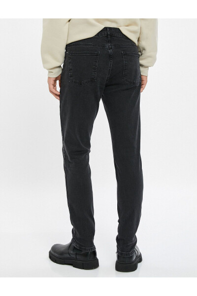 Slim Fit cepli pamuklu kot pantolon - Brad Jean - 10