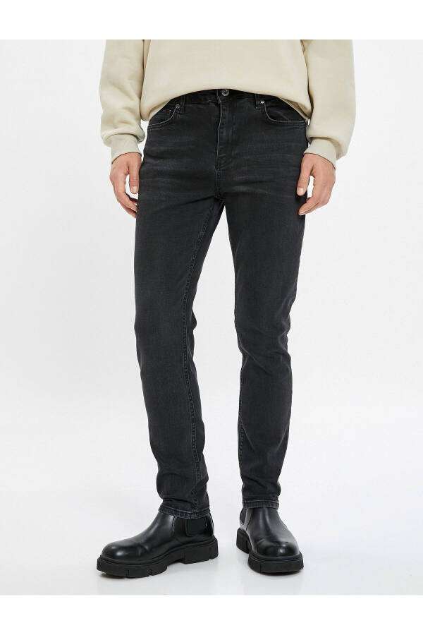 Slim Fit cotton jeans with pockets - Brad Jean - 9