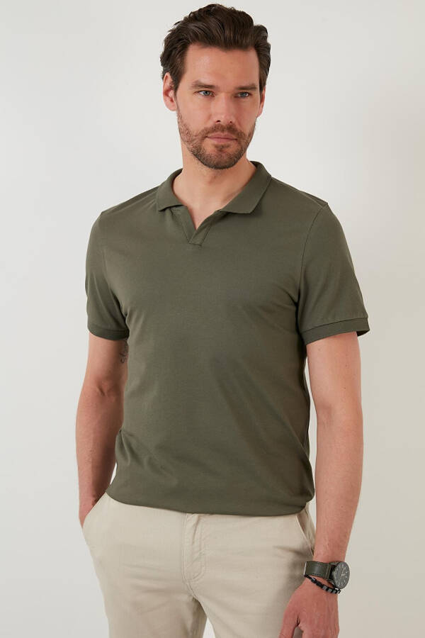 Slim Fit Cotton Polo Shirt 5902141 - 3