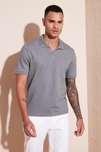 Slim Fit Cotton Polo T Shirt 5902141 - 2