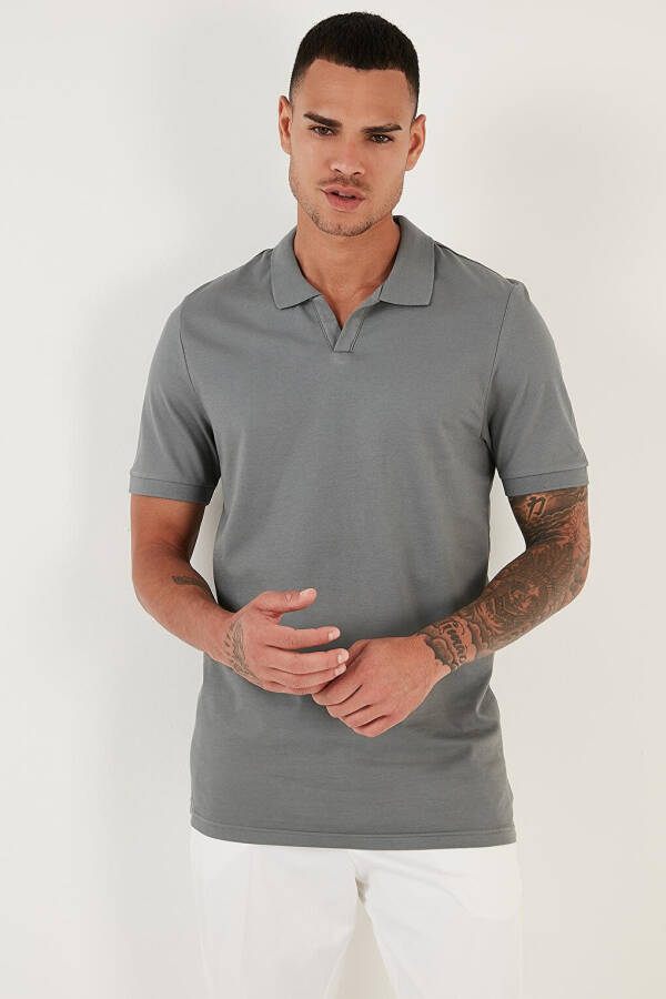 Slim Fit Cotton Polo T Shirt 5902141 - 4