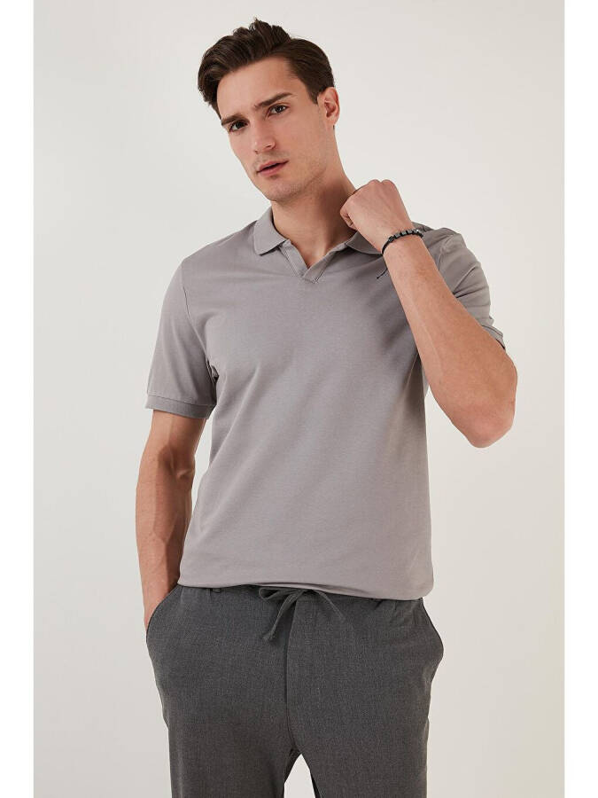 Slim Fit Cotton Polo T-Shirt 5902141 - 4