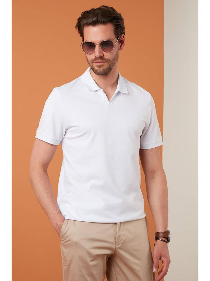 Slim Fit Cotton Polo T-Shirt 5902141 - 1