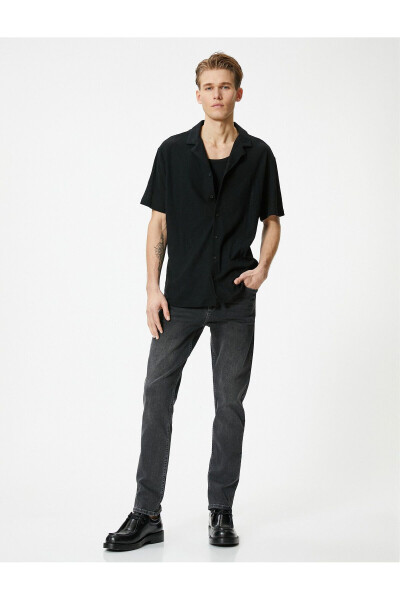 Slim Fit Jinsi Shimlar - Brad Jean - 8