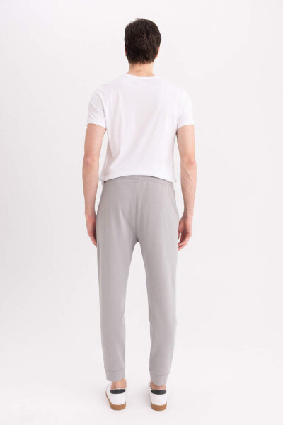 Slim Fit Jogger Eşofman Altı Gri - 6