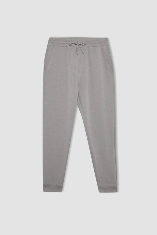 Slim Fit Jogger Eşofman Altı Gri - 7