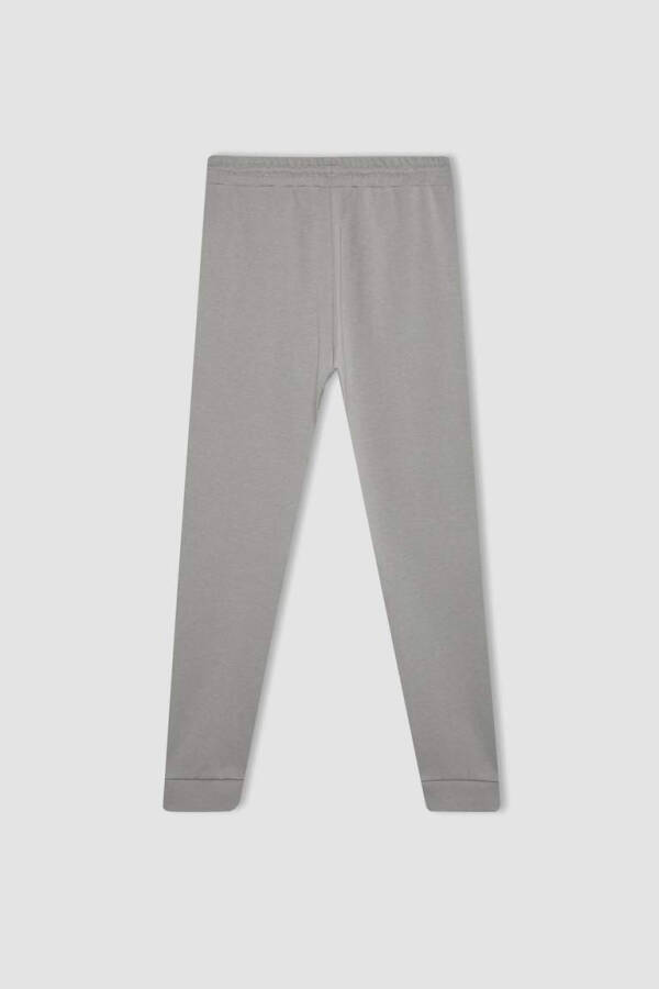 Slim Fit Jogger Eşofman Altı Gri - 9