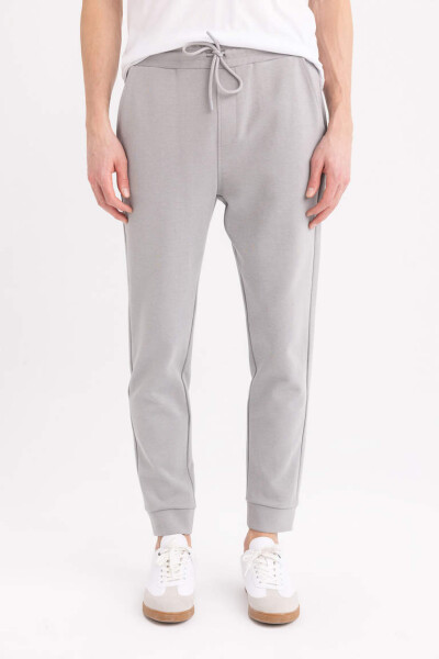 Slim Fit Jogger Pants Grey - 4