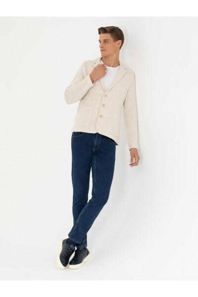 Slim Fit Knit Cardigan (50277902-VR049) - 4