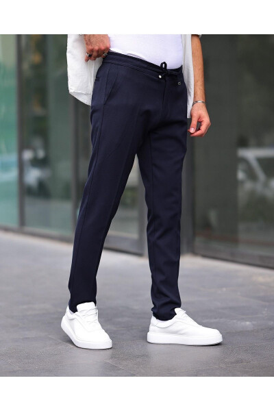 Slim Fit Lycra Jogger Pants - 2