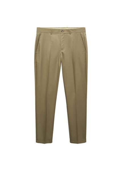 Slim fit lyocell trousers - 9