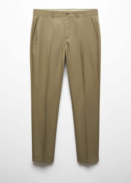 Slim fit lyocell trousers - 10