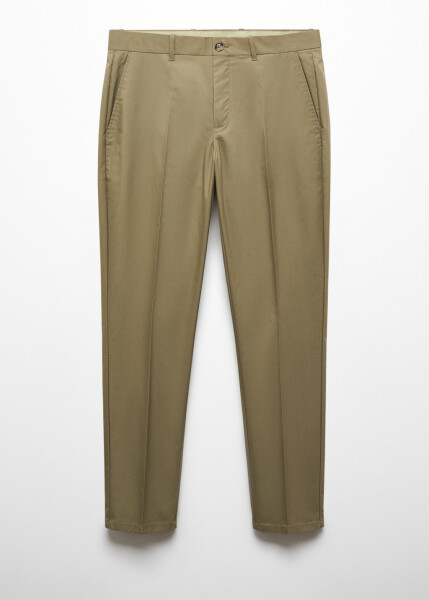 Slim fit lyocell trousers - 2