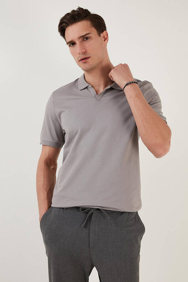 Slim Fit Pamuklu Polo Tişört 5902141 - 4